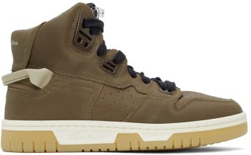 Acne Studios Brown Suede High-Top Brown/Green (AD0410-)