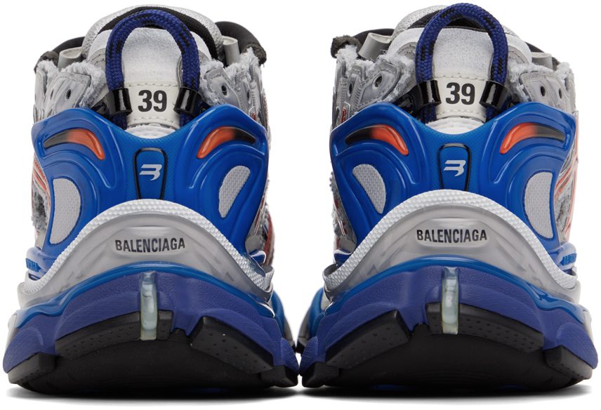 Balenciaga Gray & Blue Runner 1264 BLK/RED/BLU/GRE (677403-W3RB6-1264)