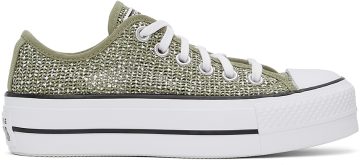 Converse Green Breathable Platform All Star Low Light Field Surplus (570791C)