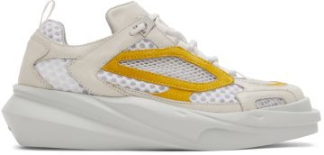 1017 ALYX 9SM Grey Mono Hiking Sneaker WHITE/YELLOW (AAUSN0029LE03.S22)
