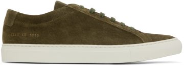 Common Projects Khaki Achilles Low 1010 Olive (ARTICLE 2340)