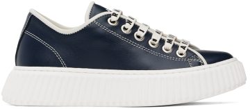 Marni Kids Navy Logo Lace VAR 2BLACK (69012)