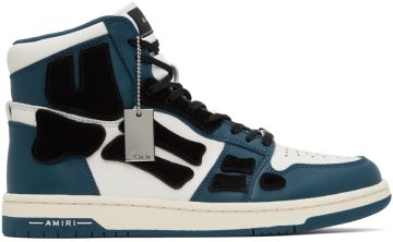 AMIRI Navy & White Skel Hi NAVY-SMOOTH/PEBBLED (AW22MFS002)