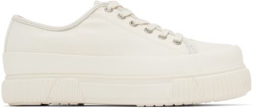 both Off-White Classic Platform Low 10 WHITE (C17LSM-F004CO-01010)