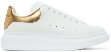 Alexander McQueen White & Gold Oversized 9075 (553680WHNBG)