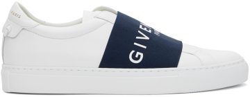 Givenchy White & Navy Elastic Urban Street 131-WHITE/N (BH0002H0FU)