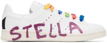 Stella McCartney White & Pink Ed Curtis Edition Stan Smith Low K097 Pink (800447N0270)