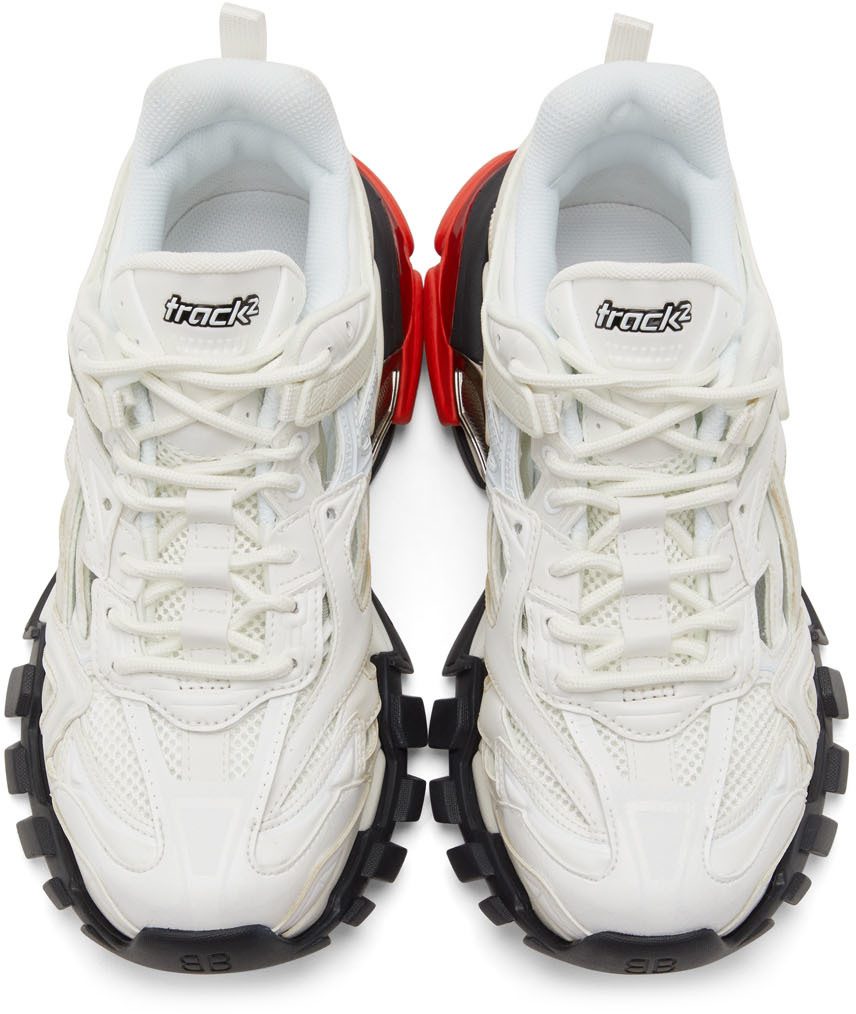 Balenciaga White & Red Track.2 Open 9610 WHITE/RED/BLACK (568614-W2GN3-9610)