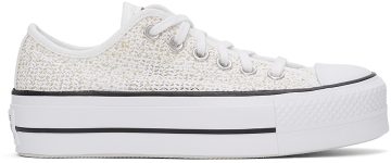Converse White Breathable Platform All Star Low White (570792C)