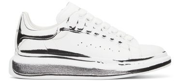 Alexander McQueen White Graphic Printed 9000 WHITE/WHITE/WHI (662642WIA4Q)