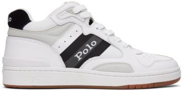 Polo Ralph Lauren White Polo CRT WHITE/GREY (809832625002)