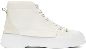 JW Anderson White Trainer 100 White (ANW37000A 14050)