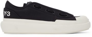 Y-3 Black Classic Court Low V1 Black/Black/Corewhit (H05625)