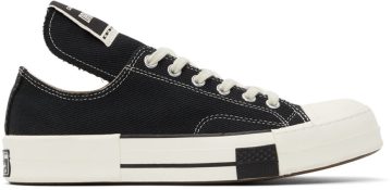 Rick Owens Drkshdw Black Converse Edition Drkstar Lo 91 BLK/MILK (DC02AX727 CTDR2)