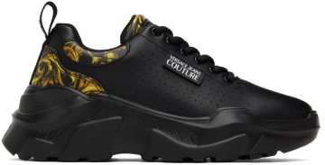 Versace Jeans Couture Black Regalia Baroque Speedtrack Eg89 Black/Gold (E72VA3SC3EZP089)