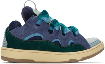 Lanvin Blue Curb 2040 BLUE/GREEN (FM-SKRK11-DRAG-A22)