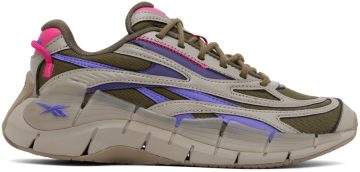 Reebok Classics Khaki Zig Kinetica 2.5 Army Green/Solar Pur (GX9006)