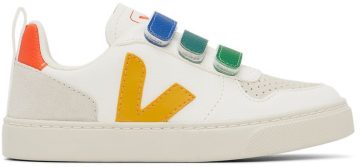 VEJA Kids White & Yellow V-10 MULTICO-EXTRA-WHITE_ (CV0502905C)