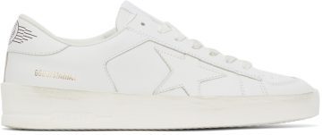 Golden Goose Leather Stardan White (F00128.F000566.10100)
