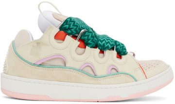 Lanvin Multicolor Curb 5205 LIGHT PINK/BEIG (FM-SKRK11-DALL-P22)