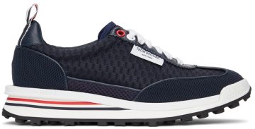 Thom Browne Navy Tech Runner Low Navy 415 (FFD108B-03193)