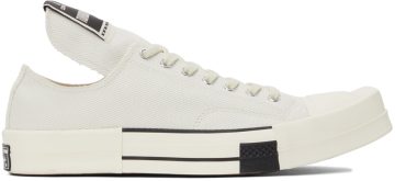 Rick Owens Drkshdw Off-White Converse Edition TurboDrk Chuck 70 Low 111 MILK (DC02AX766 CTDR1)