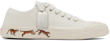 Kenzo Off-White Kenzo Paris School Trainers 02 – OFF WHITE (FC65SN010F50)