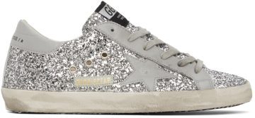 Golden Goose SSENSE Exclusive Glitter Superstar Grey (F00101.F002274.70154)
