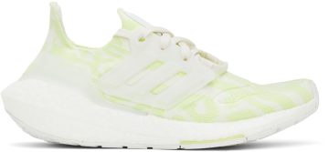 adidas Originals White & Green Ultraboost 22 Non-Dyed/Non-Dyed/Al (GX6302)