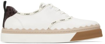 Chloé White Lauren 90Z White Beige (CHC21A488U1)