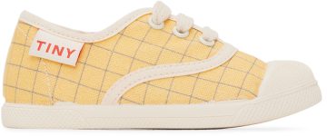 TINYCOTTONS Baby Yellow & Blue Grid J45 Canary/Ultramari (SS22-299)