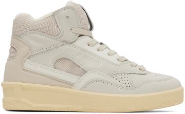 Jil Sander Beige Basket High-Top 109 Nude (J15WS0007_P4869)