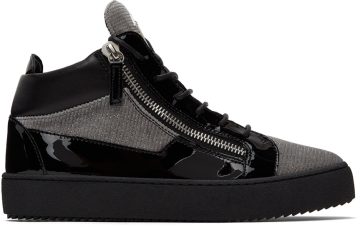 Giuseppe Zanotti Black & Grey Kriss GRIGIO (RU00061-89426)