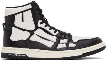 AMIRI Black & White Skel Top Hi BLACK / WHITE (PS22MFS002-004)