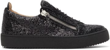 Giuseppe Zanotti Black Glitter Birel GLTTNR+NR+N (RM90000 81976)