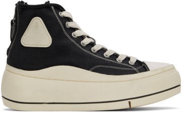 R13 Black Kurt High-Top BLACK CANVAS (R13S7029-001)