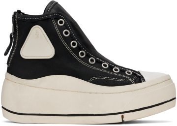 R13 Black Lace Free Kurt High-Top Wxblk (R13S5032-003)