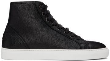 Brioni Black Leather 1000 BLACK (QFLG0L P7731)