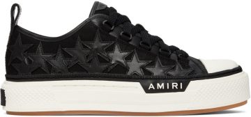 AMIRI Black Stars Court Low-Top BLACK / WHITE (PF22MFS014-004)