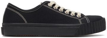 Maison Margiela Black Tabi Low-Top Sneaker T8013 Black (S58WS0193 P4291)