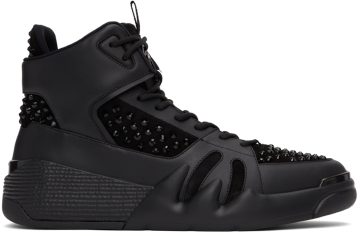 Giuseppe Zanotti Black Talon High CAMOSCIO NERO (RM20027-91555)
