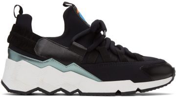 Pierre Hardy Black Trek Comet CALF- NEOPRENE_BLACK (LX01X_PL)