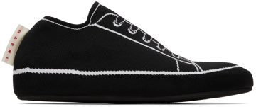 Marni Black Trompe L’œil ZI939 Black/Lily Whi (SNZW012801 P4547)