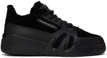 Giuseppe Zanotti Black Velour Talon NERO (RU20070)