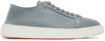 Santoni Blue Buffed Leather LIGHT BLUE (MBCD21630BARGOGAZ29)