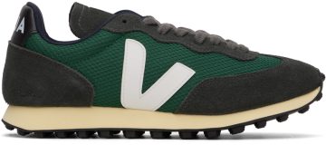 VEJA Gray & Green Branco Alveomesh POKER_WHITE (RB0102975)