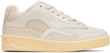 Jil Sander Gray Low-Top 109 Nude (J15WS0006_P4869)