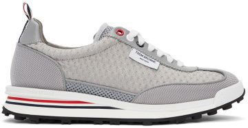 Thom Browne Grey Mesh Tech Runner 035 MED GREY (MFD228B-03193)