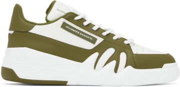 Giuseppe Zanotti Khaki & White Talon VAGUE BIANCO (RM10005-93011)