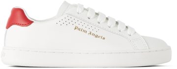 Palm Angels Kids White & Red New Tennis WHITE RED (PBIA005F21LEA0010125)